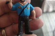 Rare Vintage WWF Big Boss Man Wrestler Toy Mini Figure PVC Bootleg KO 1990s