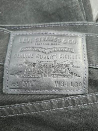 Levi's 511 Jeans Mens W34 L30 Black