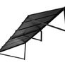 Fixed Metal Door & Window Awning  203 X 91cm Black Steel Canopy Image 6