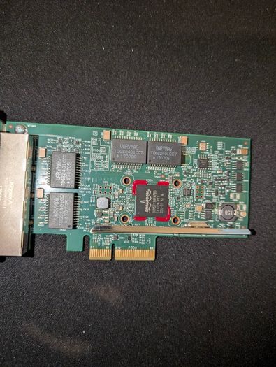 Broadcom BCM95719A1904AC Network BCM5719-4P 4 x 1GbE PCI Express Server NIC