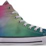 UK M9/W11 Converse Unisex Chuck Taylor All Star Psychedelic Hoops Tie-Dye High Top Casual Shoes Image 2