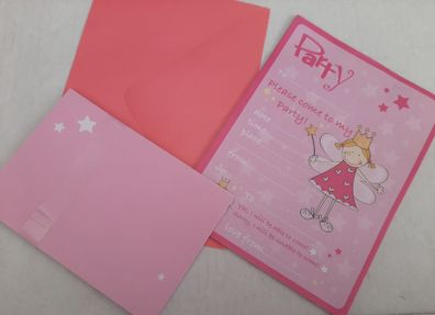 New 10 Party invites and envelopes