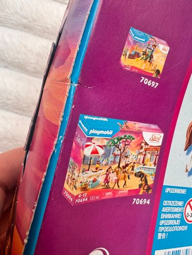 Playmobil Spirit Untamed Rodeo Abigail 70698 Damaged Box Please see photos
