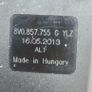 Audi A3 8V Passenger front seat belt buckle stalk Image 3