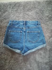 High waist demin shorts