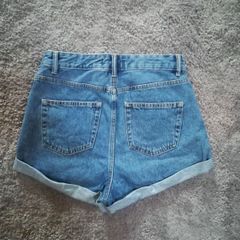 High waist demin shorts