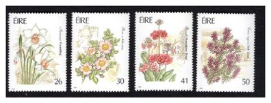 1990 Ireland Fauna & Flora Garden Flowers Commemorative Stamps Mint Never Hinged (MNH)
