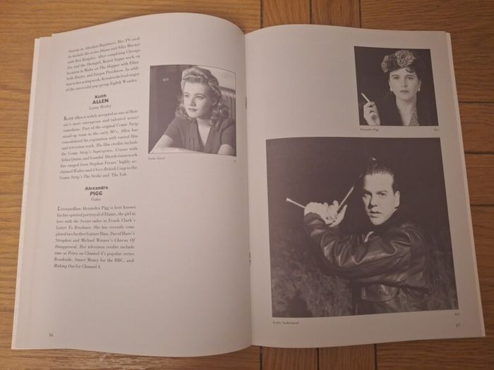 1990 Chicago Joe And The Showgirl Press Kit