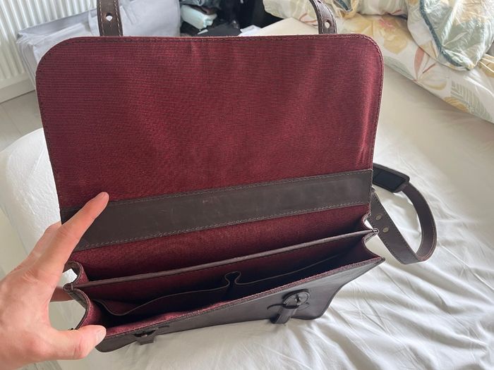 Cravar - Leather messenger bag