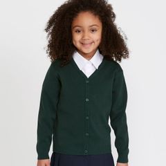 Brand New Green School Cardigan Age 8-9