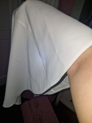 Ivory white Debs dress