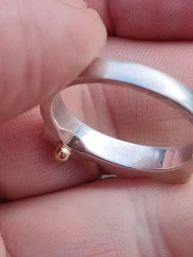 Modernist Serpent Irish Sterling Silver Ring