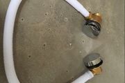 Chrome bath plug &amp; waste