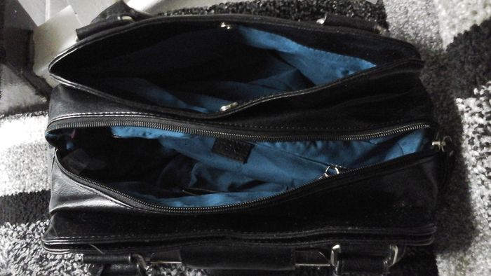 NEXT..Beautiful Black Bag with Four Compartments  (as new as used once!!)