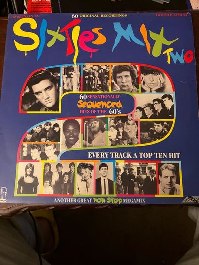 Sixties Mix Two 60 Original 60s Hits 1988 Double Vinyl LP