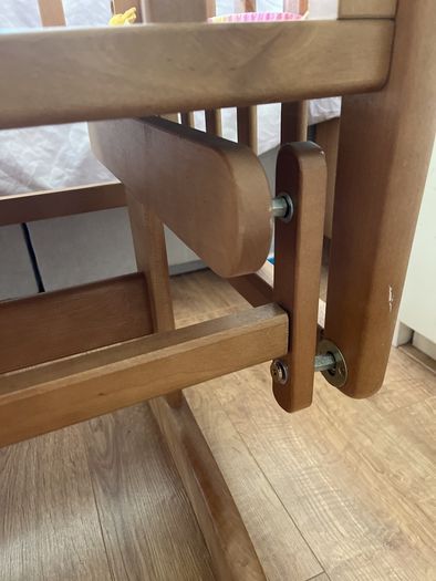 Wooden Newborn Swinging Cradle/Bedside Baby Crib