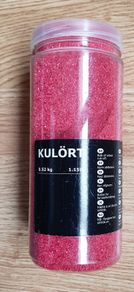 New - A Large Jar of Red / Rose Glitter - 1.15lb -