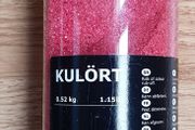 New - A Large Jar of Red / Rose Glitter - 1.15lb -