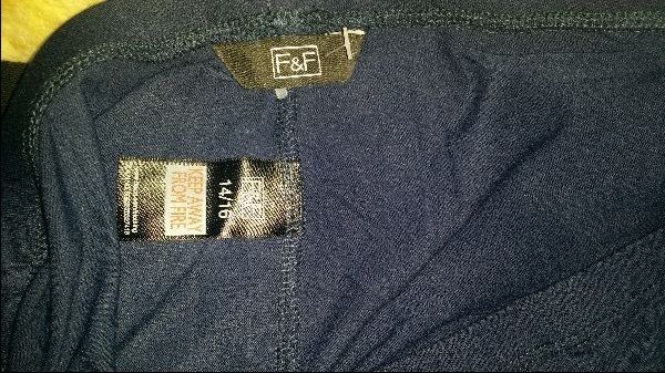 Brand new F&F navy crop leggings size UK14/16 EU42/44 Postage included