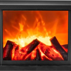 Fireplace Lamp Led Flame Effect Log Fire Place Ornaments Home Decor (Large)