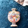 Japanese  mini vase ceramic clay  vase decor vintage old Chinese Image 2