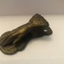 Vintage Brass Hand Paper Clip Image 2