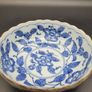 Vintage Chinese or Japanese Bowl Blue White Porcelain Image 5
