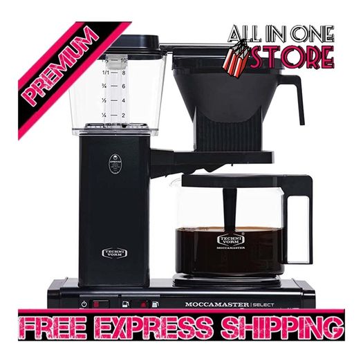 Select, Coffee Machines, Filter Coffee Machine, Black, UK Plug, 1.25 Liters (FREE SHIPPING)