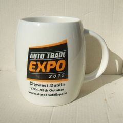 AUTO TRADE EXPO 2015 (Citywest, Dublin) - souvenir porcelain mug (clean unused condition)