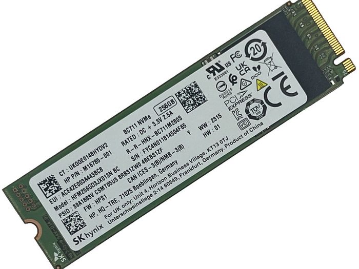 SK Hynix BC711 256GB M.2 2280 NVMe Solid State drive