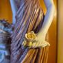 Vintage Tall Figurine of a Lady with a Flower Basket. Image 10