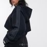 ADIDAS X FIORUCCI Black Cropped Sweatshirt Hoodie Size 10! Image 9