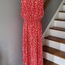 Red floral sleeveless summer dress, Size 2XL / UK20, Brand new Image 3