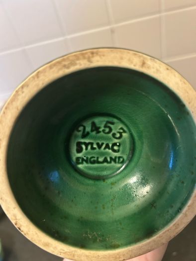 Sylvac Green Vase