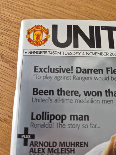 Manchester United programs