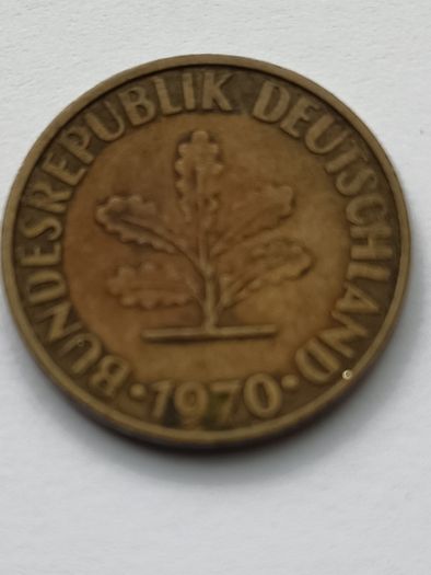Pfennig coin from West Germany Federal Republic of Germany