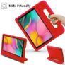 For Samsung Galaxy Tab A 10.1" 2019 Kids Case Shockproof Cover With Stand Red Image 2