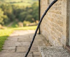 Natural wooden staff