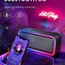 2022 RGB Lights Bluetooth Speaker, 10W Small Portable Wireless Bluetooth Speaker w/HD Stereo, IPX5 Waterproof, 18H Playtime, Mic, TF Card, Mini Speakers for Home Garden Party Camping Travel (FREE POSTAGE) Image 3