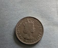 East Africa 1954 Fifty cents/ half shilling
