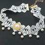 New Victorian lace beaded choker /necklace Image 2