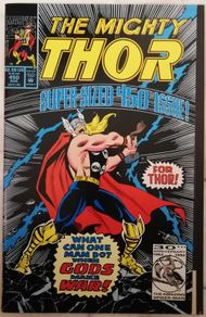 The Mighty Thor #450 When Gods Make War: Super-Sized Issue (1992)