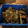 Old box of Lego + mini figures Image 2