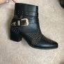 Savida Stud  Buckle Ankle  Boots Image 2