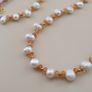 Elegant Fresh Water Pearl and Agate Beads Necklace Image 4