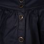 Reiss Black Button Front Gathered High Waisted Flared Mini Skirt 6UK/34EU Image 5
