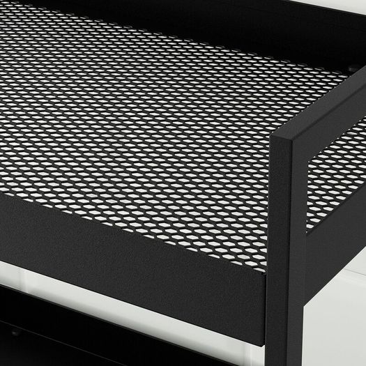 IKEA NISSAFORS Black Storage Trolley