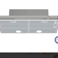 New Neff 75cm Built-In Canopy Cooker Hood - silver