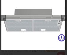 New Neff 75cm Built-In Canopy Cooker Hood - silver