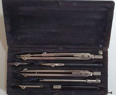 High quality metal precision drawing instruments set
